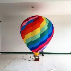 Custom Printed Colorful Hot Air Balloon Inflatable, Personalized Advertising Inflatable for Retail Promotions & Art Exhibitions