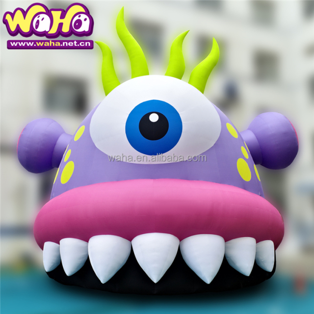 Whimsical Roof Monster Inflatable, Advertising Inflatable for Commercial Decoration & Urban Art Installations