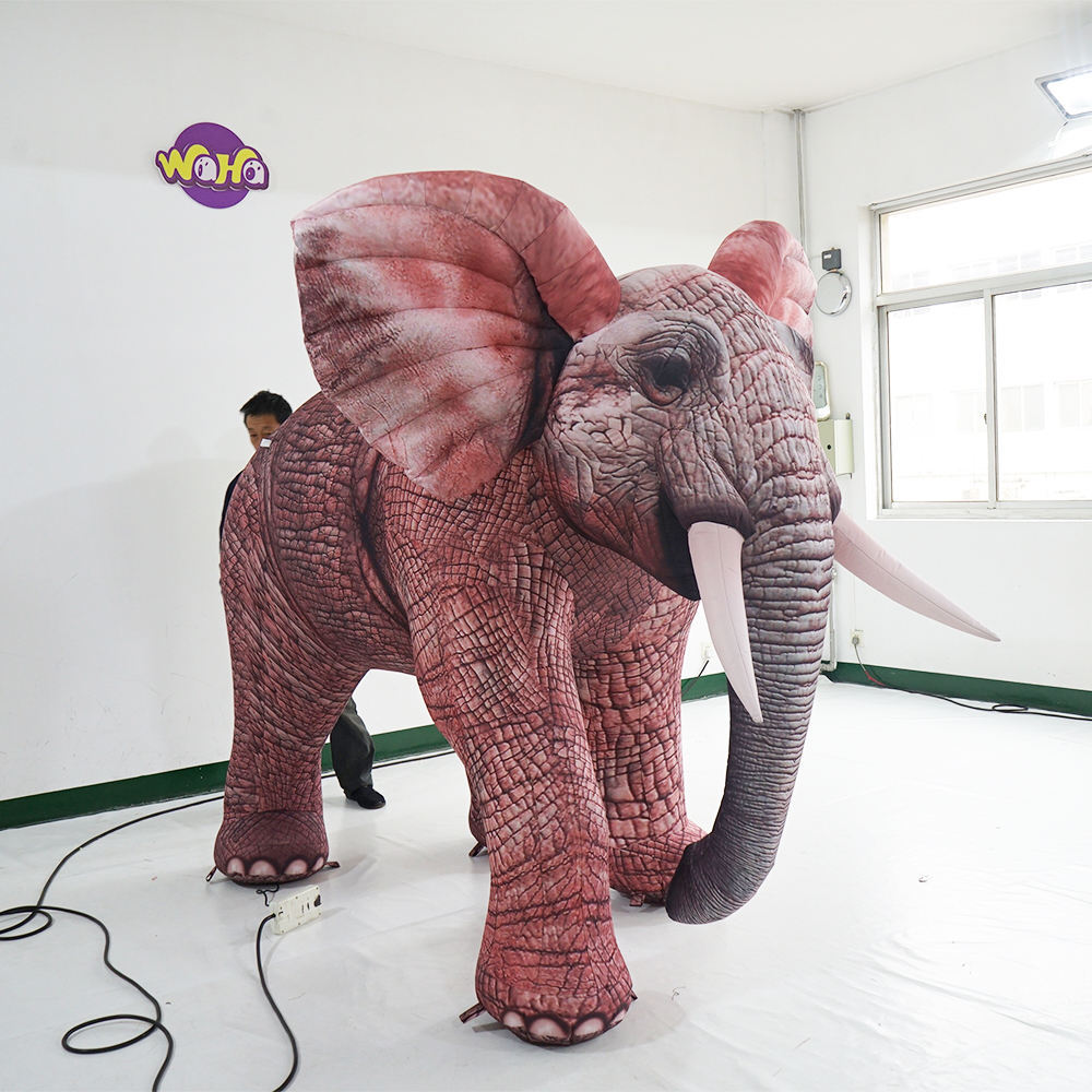 Realistic Elephant Inflatable Sculpture, Durable Advertising Inflatable for Zoo Events & Museum Exhibitions
