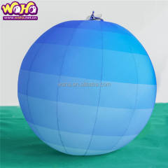 OEM Custom Striped Inflatable Hanging Ball, Commercial Grade Advertising Inflatable for Brand Events & Night Markets