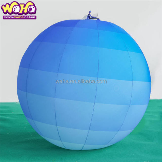 OEM Custom Striped Inflatable Hanging Ball, Commercial Grade Advertising Inflatable for Brand Events & Night Markets