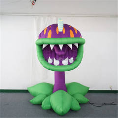 High Quality Giant Man-Eating Plant Inflatable, Heavy-Duty Advertising Inflatable for Long-Term Indoor/Outdoor Halloween Use