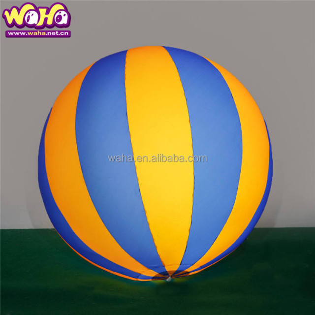 OEM Custom Striped Inflatable Hanging Ball, Commercial Grade Advertising Inflatable for Brand Events & Night Markets