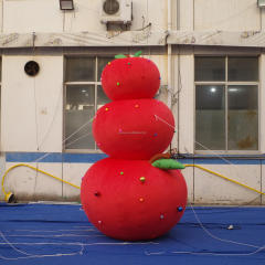 High Quality Stacked Red Apple Inflatable, Heavy-Duty Advertising Inflatable for Long-Term Outdoor Harvest Use