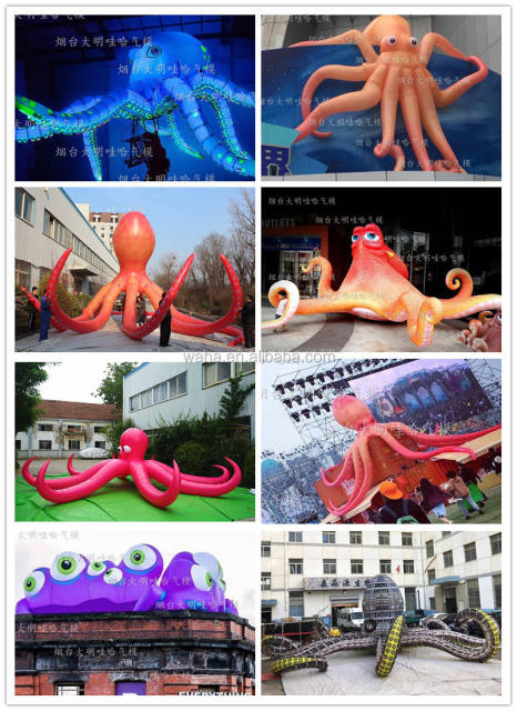 Giant Hanging Large Inflatable Octopus Inflatable Advertising Products Outdoor