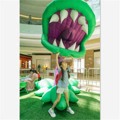 High Quality Giant Man-Eating Plant Inflatable, Heavy-Duty Advertising Inflatable for Long-Term Indoor/Outdoor Halloween Use