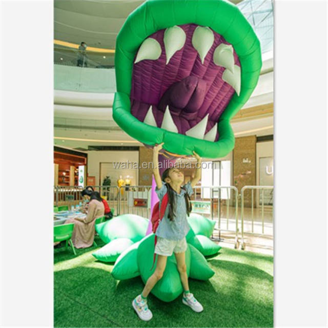 High Quality Giant Man-Eating Plant Inflatable, Heavy-Duty Advertising Inflatable for Long-Term Indoor/Outdoor Halloween Use