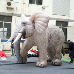 Realistic Elephant Inflatable Sculpture, Durable Advertising Inflatable for Zoo Events & Museum Exhibitions