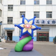 Fantasy Alien Flower Inflatable Sculpture, Durable Advertising Inflatable for Art Installations & Themed Festivals