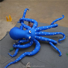 Giant Blue Octopus Inflatable Sculpture, Durable Advertising Inflatable for Ocean Themed Events & Water Parks