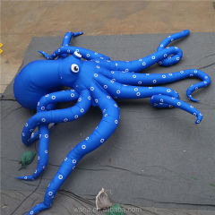 Giant Blue Octopus Inflatable Sculpture, Durable Advertising Inflatable for Ocean Themed Events & Water Parks