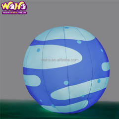 OEM Custom Striped Inflatable Hanging Ball, Commercial Grade Advertising Inflatable for Brand Events & Night Markets
