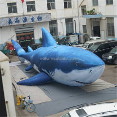 Giant Simulation Shark Inflatable Sculpture, Promotional Advertising Inflatable for Beach Events & Summer Festivals