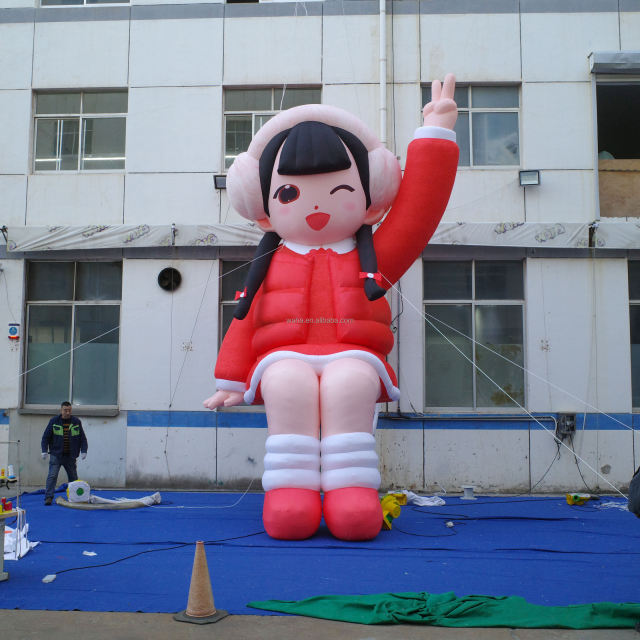 Cartoon Arabian Lady Inflatable Sculpture, Promotional Advertising Inflatable for Festival & Mall Displays