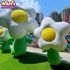 Colorful Mixed Flower Inflatable Set, Promotional Advertising Inflatable for Mall & Wedding Events