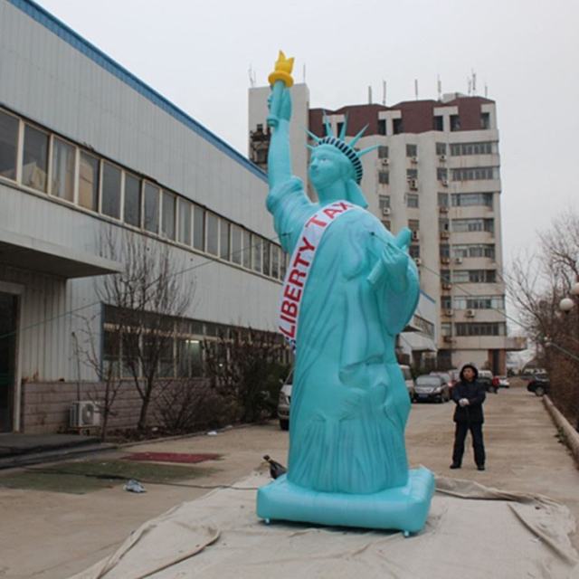 Oversized Simulation Liberty Statue Inflatable, Promotional Advertising Inflatable for Parade & Festival Display