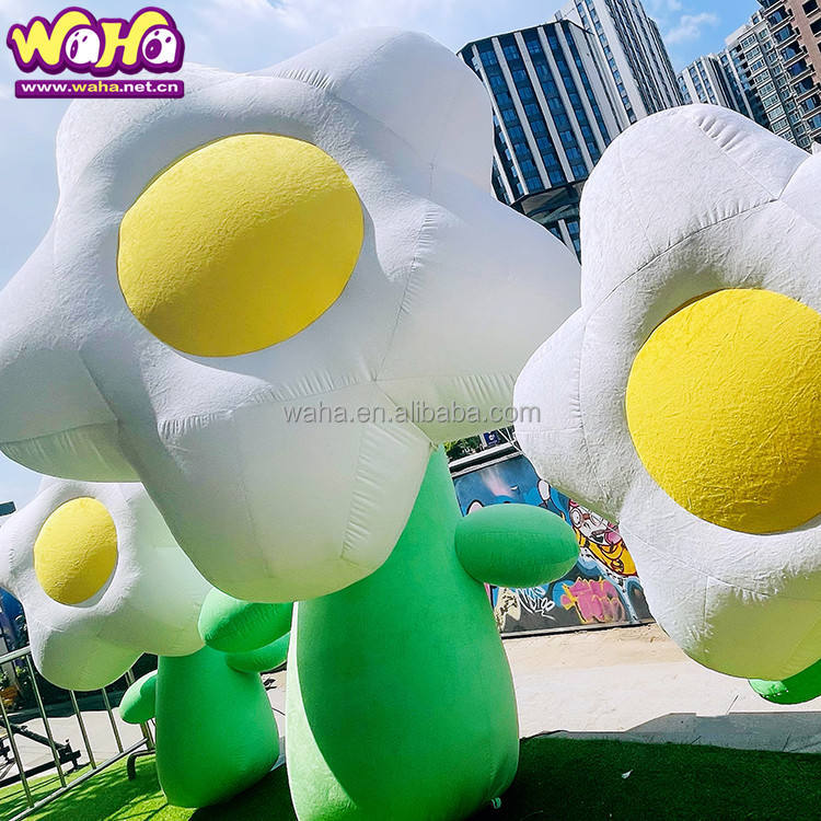Custom Printed Tulip Inflatable Flower, Personalized Advertising Inflatable for Spring Theme Promotion