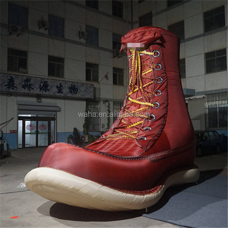 Oversized Simulation Sneaker Inflatable, Promotional Advertising Inflatable for Footwear Exhibition & Events