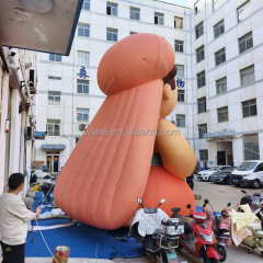 Cartoon Arabian Lady Inflatable Sculpture, Promotional Advertising Inflatable for Festival & Mall Displays