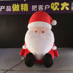 Giant Christmas Santa Reindeer Inflatable, Promotional Advertising Inflatable for Mall & Outdoor Events