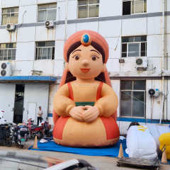 Cartoon Arabian Lady Inflatable Sculpture, Promotional Advertising Inflatable for Festival & Mall Displays
