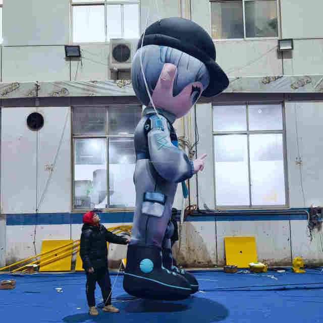 Futuristic Robot Boy Inflatable, Promotional Advertising Inflatable for Mall Tech Events & Carnivals