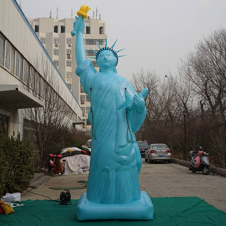 Oversized Simulation Liberty Statue Inflatable, Promotional Advertising Inflatable for Parade & Festival Display