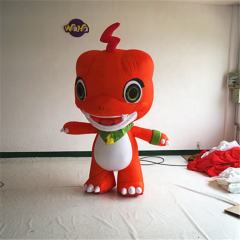 Cartoon T-Rex Inflatable Character Suit, Promotional Advertising Blow up Inflatable for Mall Parades & Festivals