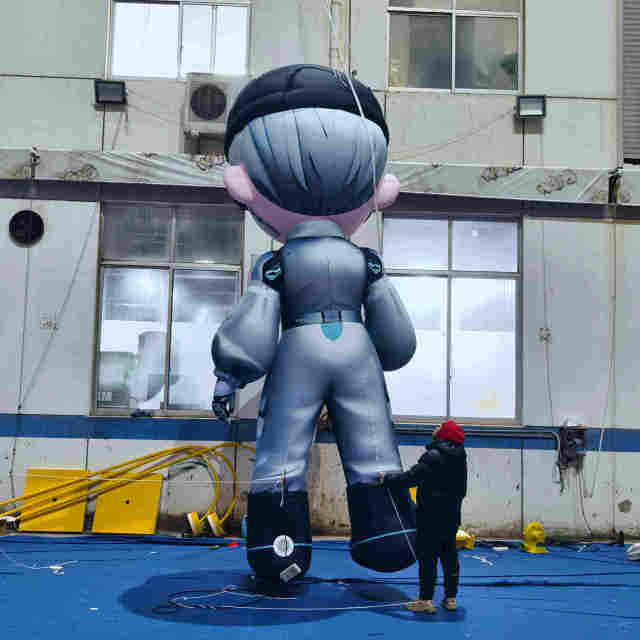 Futuristic Robot Boy Inflatable, Promotional Advertising Inflatable for Mall Tech Events & Carnivals