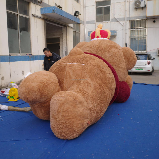 Giant Fluffy Bear Inflatable Mascot, Promotional Advertising Blow up Inflatable for Love Themed Events & Festivals