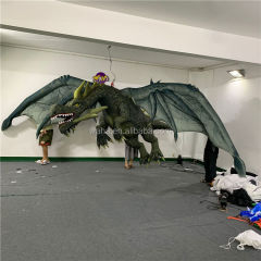 Giant Inflatable Dragon, Realistic Western Dragon Inflatable for Halloween & Theme Park Decor