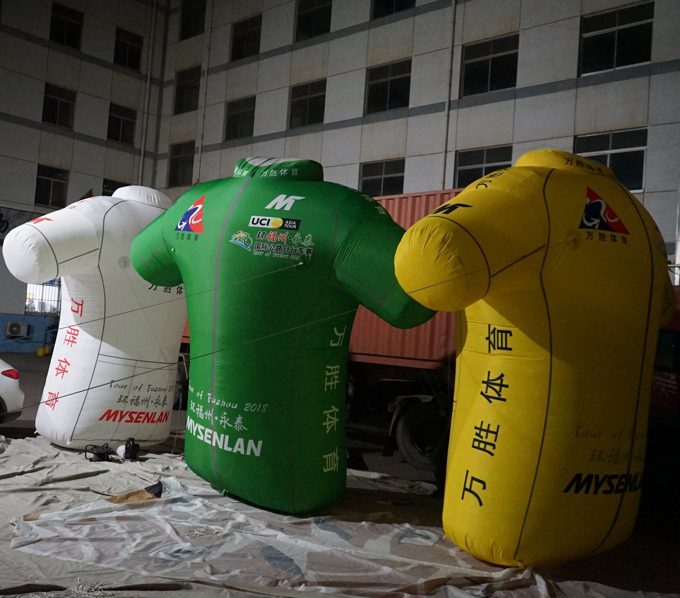 Colorful Bike Race Jersey Inflatable, Advertising Inflatable for Sports Festival & Stadium Display