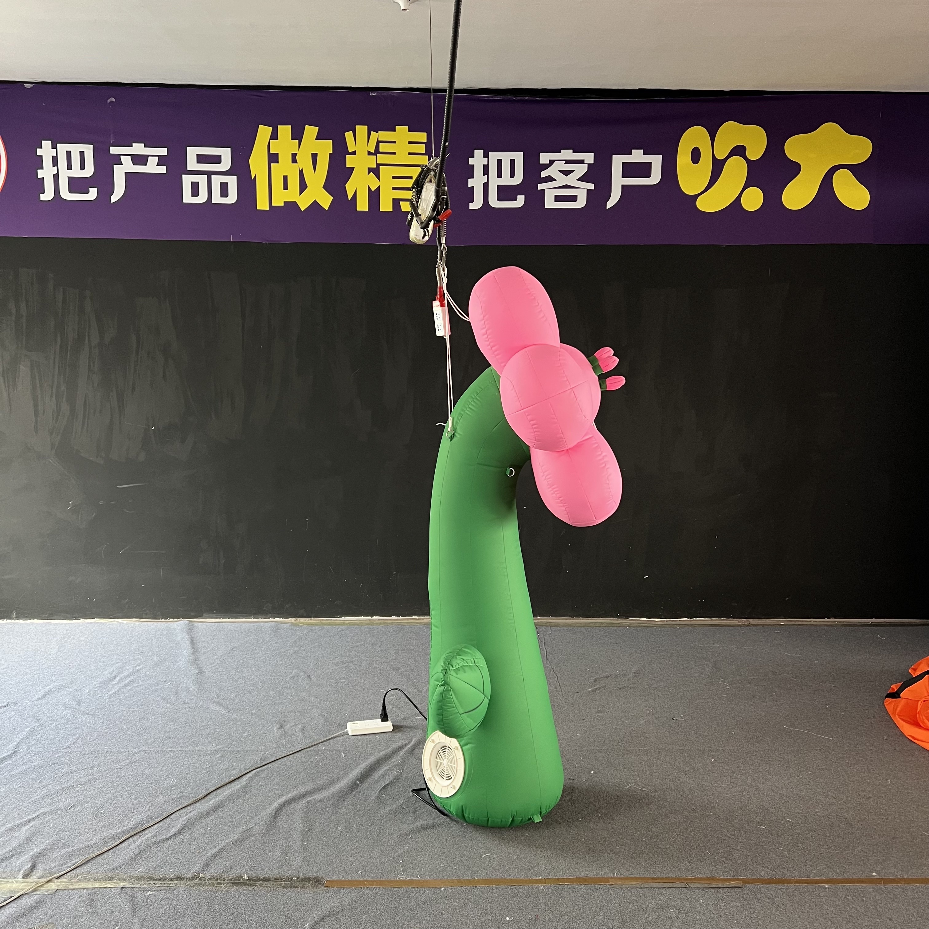 Pink Flower Inflatable, Durable Advertising Inflatable for Spring Decor & Romantic Mall Displays