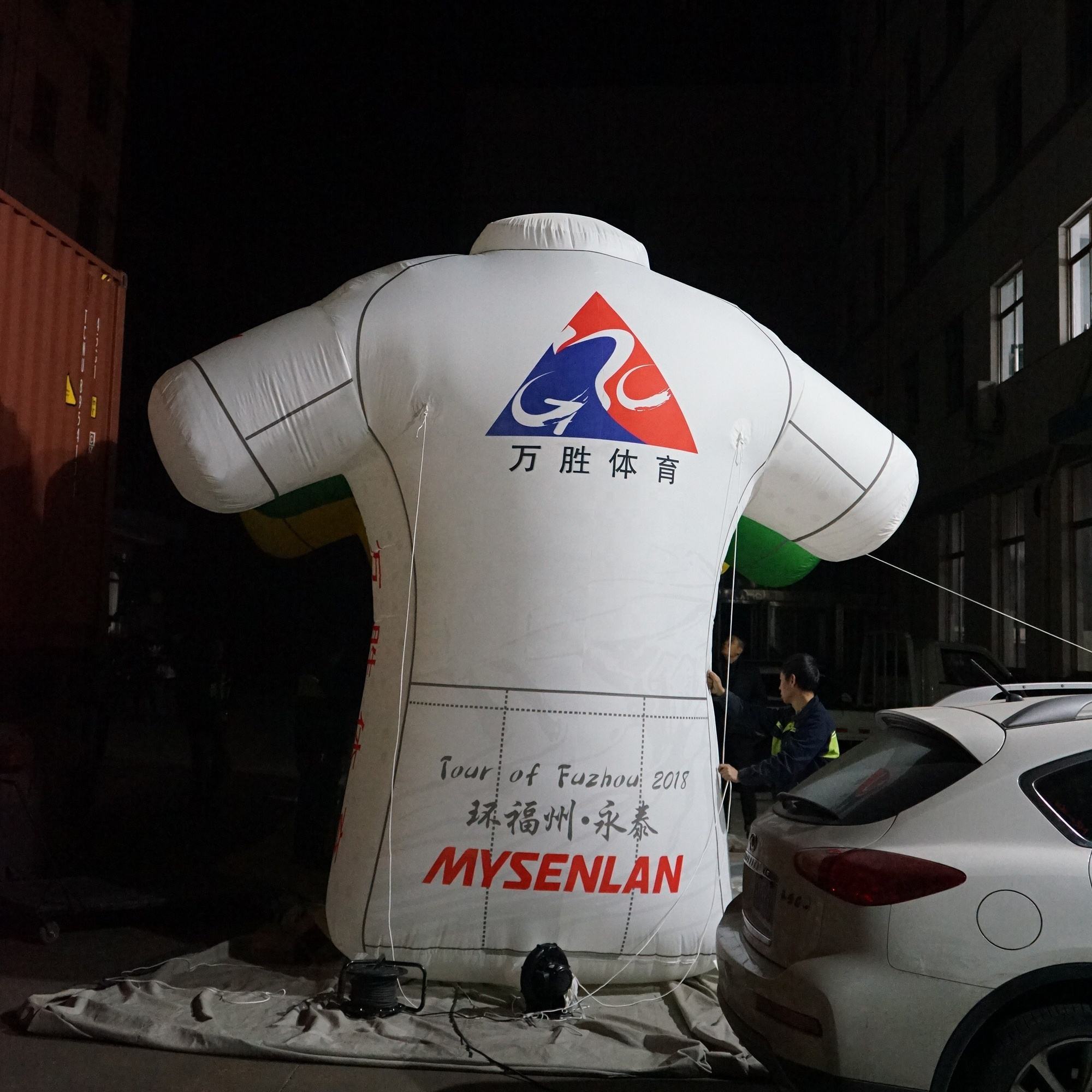 Colorful Bike Race Jersey Inflatable, Advertising Inflatable for Sports Festival & Stadium Display