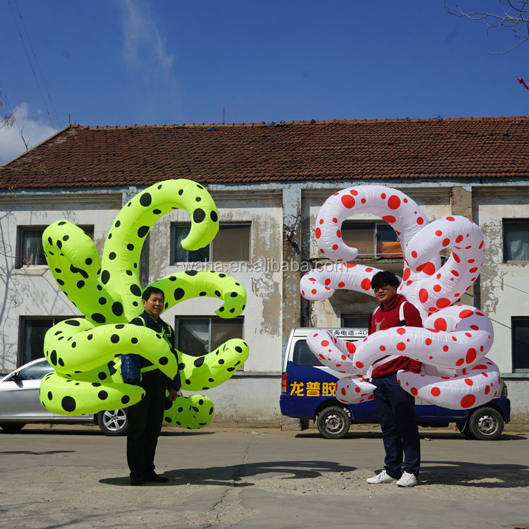 Spiral Tentacle Inflatable Mascot, Promotional Inflatable Costume for Street Performance & Parade