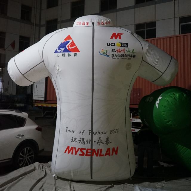 Colorful Bike Race Jersey Inflatable, Advertising Inflatable for Sports Festival & Stadium Display
