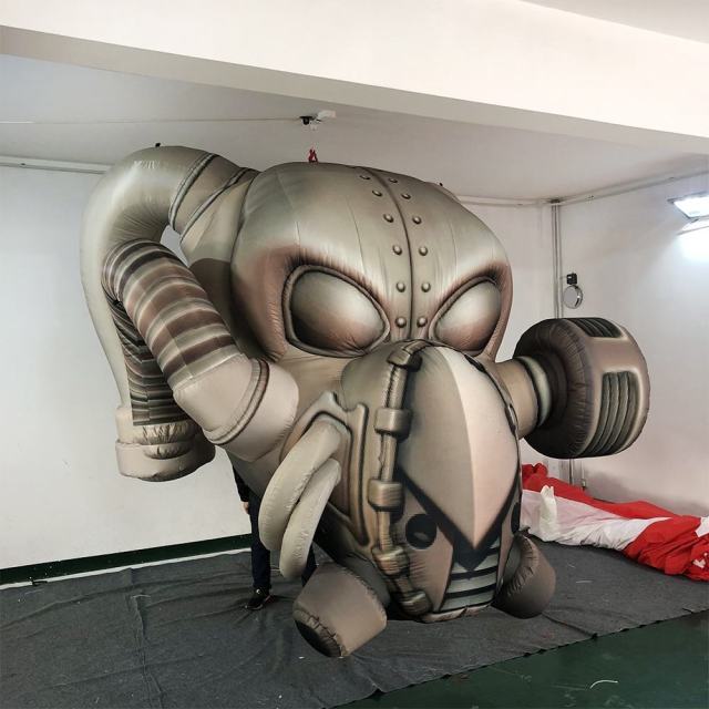 Retro Mechanical Gas Mask Inflatable, Promotional Inflatable for Theme Parties & Haunted Houses