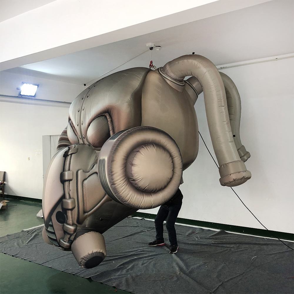 Retro Mechanical Gas Mask Inflatable, Promotional Inflatable for Theme Parties & Haunted Houses