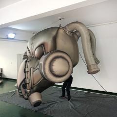 Retro Mechanical Gas Mask Inflatable, Promotional Inflatable for Theme Parties & Haunted Houses