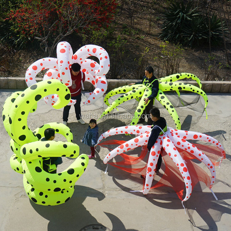 Spiral Tentacle Inflatable Mascot, Promotional Inflatable Costume for Street Performance & Parade