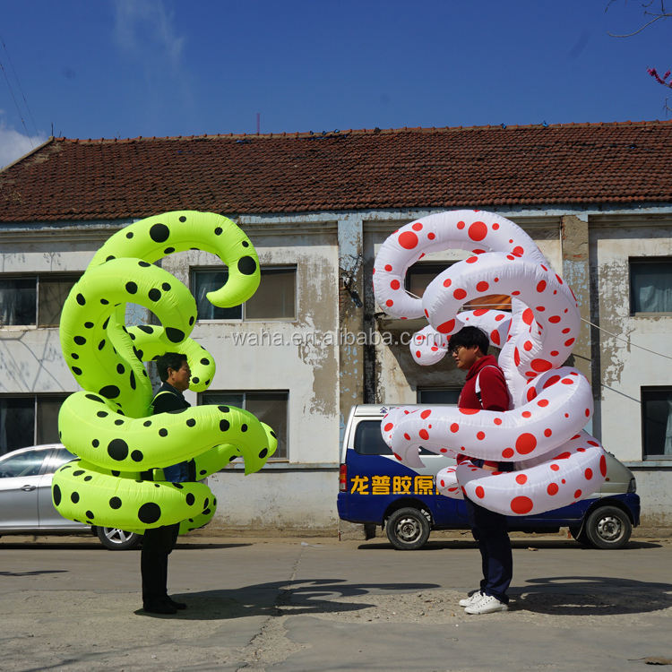 Spiral Tentacle Inflatable Mascot, Promotional Inflatable Costume for Street Performance & Parade
