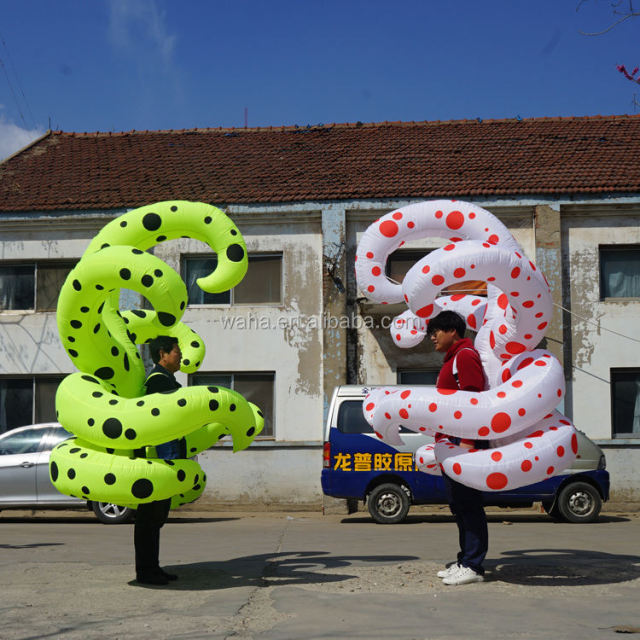Spiral Tentacle Inflatable Mascot, Promotional Inflatable Costume for Street Performance & Parade
