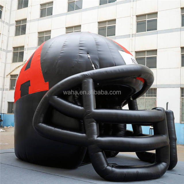 Professional Custom Sports Theme Inflatable Helmet, Premium Advertising Inflatable for Commercial Sports Exhibition