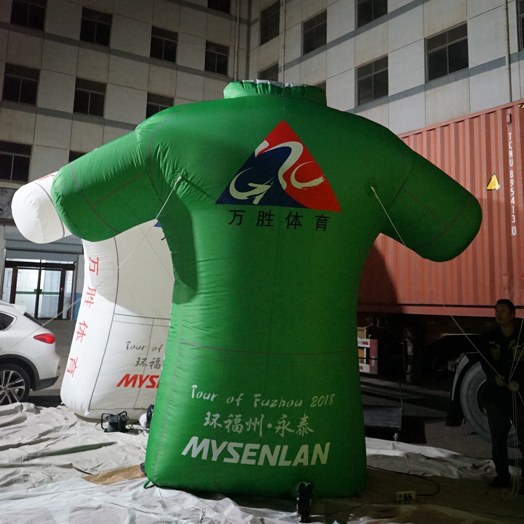Colorful Bike Race Jersey Inflatable, Advertising Inflatable for Sports Festival & Stadium Display