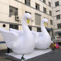 Giant Inflatable White Swan, Elegant Swan Sculpture for Wedding & Event Decor
