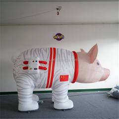 Custom Printed Space Themed Animal Inflatable, Personalized Astronaut Creature for Exhibitions