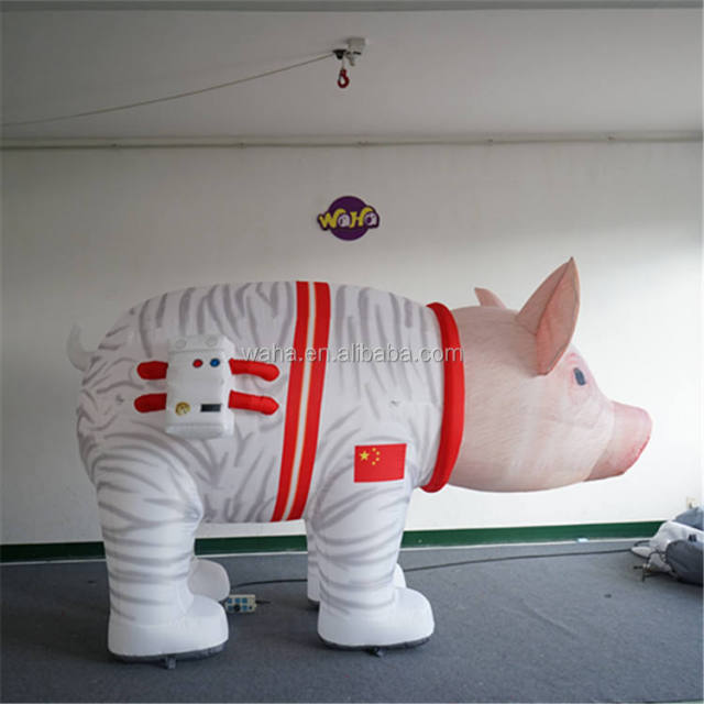 Custom Printed Space Themed Animal Inflatable, Personalized Astronaut Creature for Exhibitions