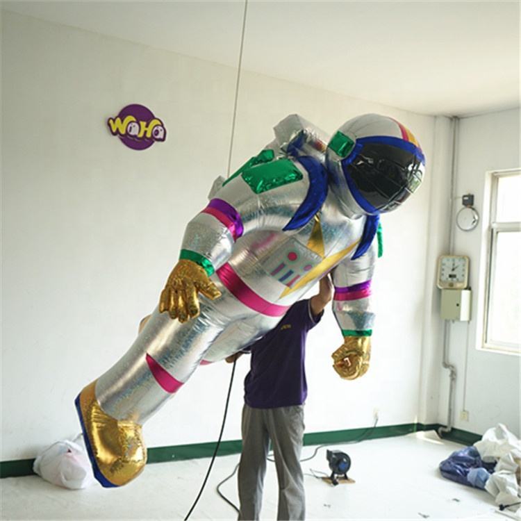 High Quality Durable Inflatable Astronaut, Lightweight & Safe for Long-Term Hanging Display