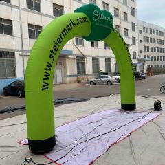 LED Light Inflatable Advertising Arch, Glowing Custom Logo Arch for Events & Promotions