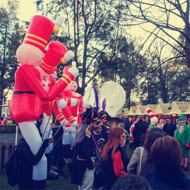 Inflatable Nutcracker Puppet, Promotional Christmas Nutcracker for Street Performance & Festivals